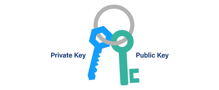 Private key and public key