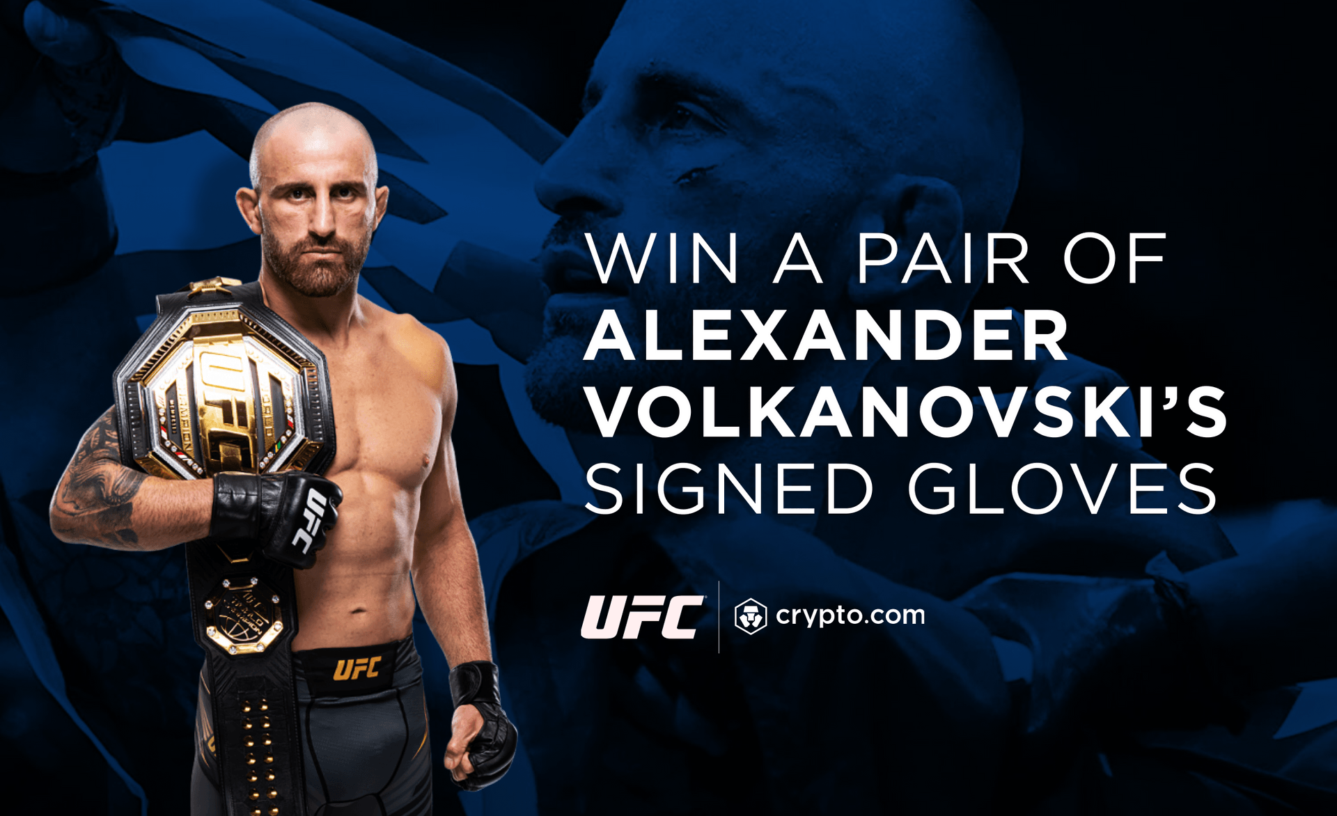 Win a pair of Alexander Volkanovski's gloves!